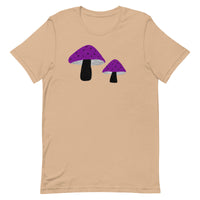 Asexual Pride Mushrooms Unisex t-shirt