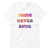 Pride Never Ends Unisex t-shirt