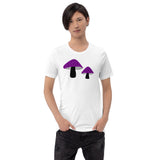 Asexual Pride Mushrooms Unisex t-shirt