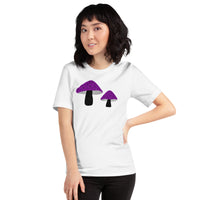 Asexual Pride Mushrooms Unisex t-shirt