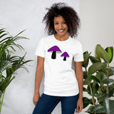 Asexual Pride Mushrooms Unisex t-shirt