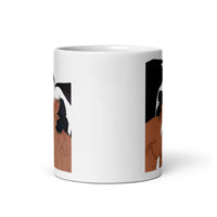 Wingspan Workout White glossy mug