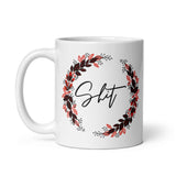 Shit White glossy mug