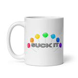 Suck it! White glossy mug