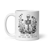 Give Me Smut Or Give Me Death White glossy mug