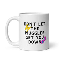 Don’t Let The M’s Get You Down White glossy mug