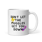 Don’t Let The M’s Get You Down White glossy mug