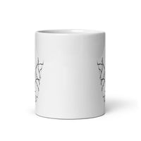 Thorns White glossy mug