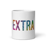 EXTRA White glossy mug