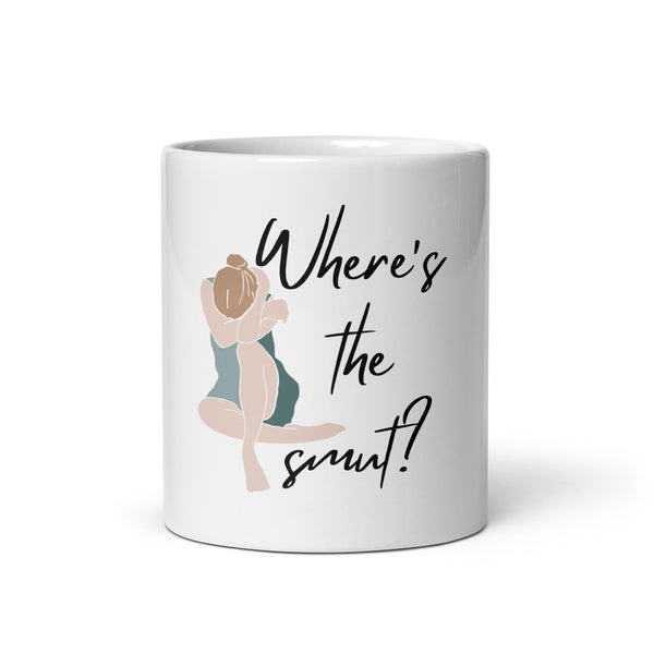 Where’s The Smut? White glossy mug