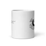 We’re Happy Free Confused And Lonely At The Same Time White glossy mug