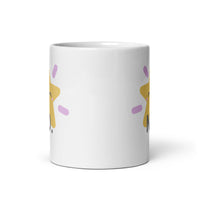 No. Cute Kawaii Star White glossy mug