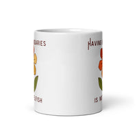 Having Boundaries Is Not Selfish White glossy mug