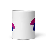 Bisexual Pride Mushrooms White glossy mug