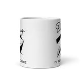 Drag Is Not A Crime White glossy mug