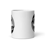 Team Orcas White glossy mug