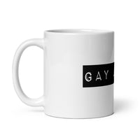 Gay Agenda White glossy mug