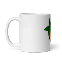 Berry Gay White glossy mug