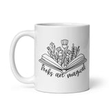 Books Are Magical White glossy mug