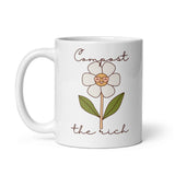 Compost The Rich White glossy mug