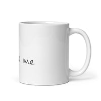 Blow Me White glossy mug