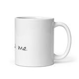 Blow Me White glossy mug