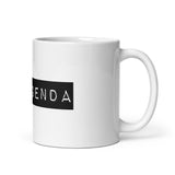 Gay Agenda White glossy mug