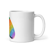 Berry Gay White glossy mug