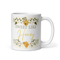 Sweet Like Honey White glossy mug