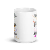 Don’t Let The Hard Days Win White glossy mug