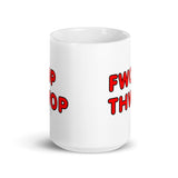 FWOP THWOP White glossy mug