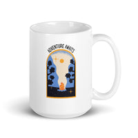 Adventure Awaits White glossy mug