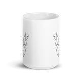 Thorns White glossy mug