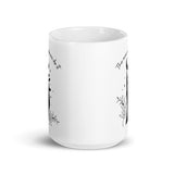 The Moon Made Me Do It White glossy mug