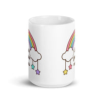 Fuck Gender Norms White glossy mug