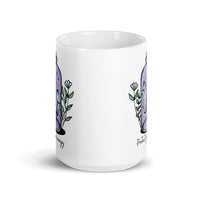 Protect Your Energy White glossy mug