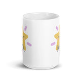 No. Cute Kawaii Star White glossy mug