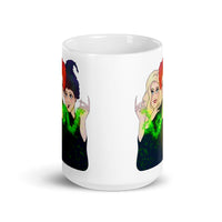 Hocus Sisters White glossy mug