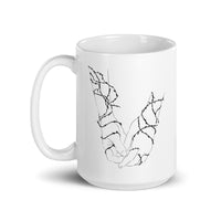 Thorns White glossy mug