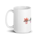 Love Laugh Lesbian White glossy mug