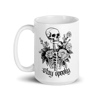 Stay Spooky White glossy mug