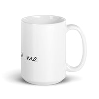 Blow Me White glossy mug