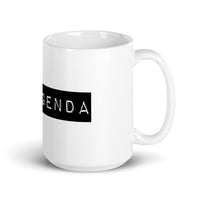 Gay Agenda White glossy mug