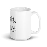 I can’t. I’m gay. White glossy mug