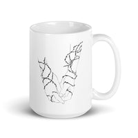 Thorns White glossy mug