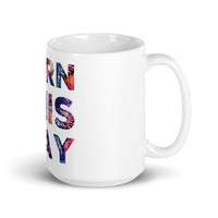 Born This Way White glossy mug