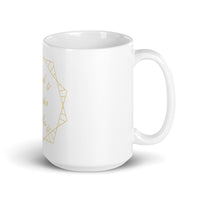 Fuck Gender Roles White glossy mug