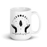 I Am Aligned With My Higher Self White glossy mug