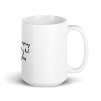 I’m Comparing You To My Book Boyfriend White glossy mug