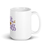 Trust the Process White glossy mug